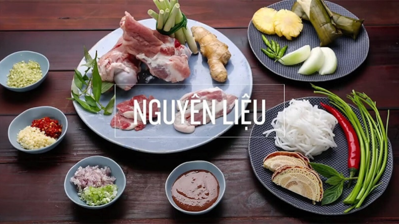 cách nấu bún bò miền bắc