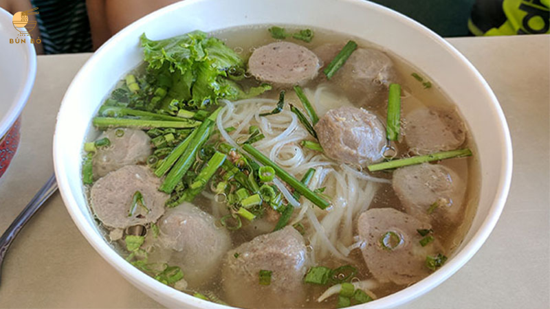 cách nấu bún bò viên