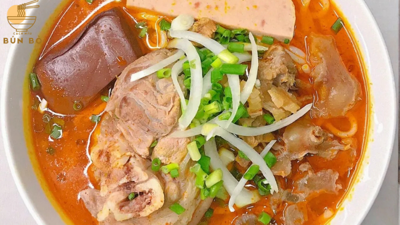 cách nấu bún bò giò heo