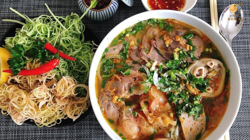 cách nấu bún sườn bò